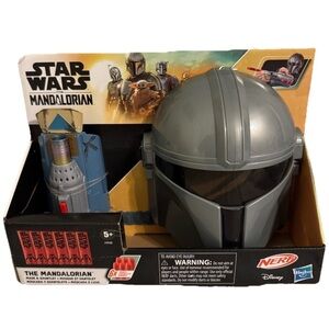 Nerf Star Wars The Mandalorian Mask & Gauntlet Combo Hasbro Disney Brand New NIB